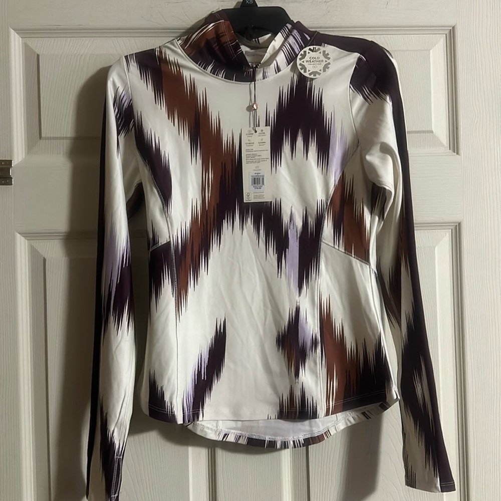 CALIA COLD WEATHER TURTLENECK: FROZEN FRONTIER WINE: NEW WITH TAGS: SIZE S